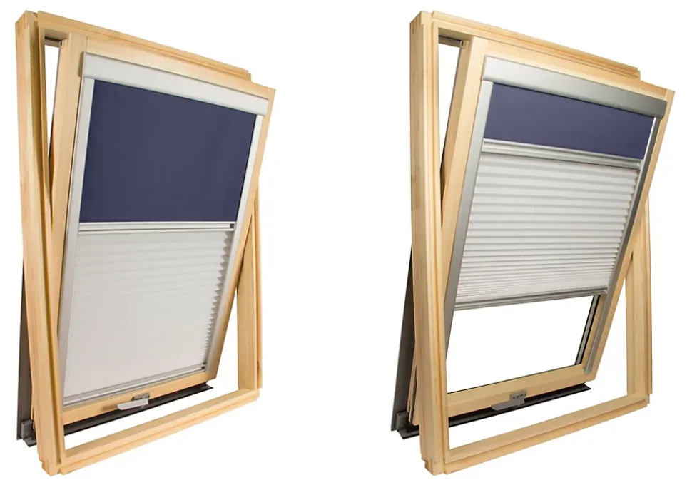 Store Duo compatible fenêtre de toit VELUX pour dimension 304, 1, M04 - Gris anthracite