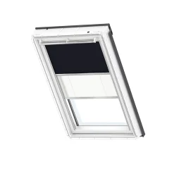 Store duo fenêtre de toit Velux DFD S08 marine