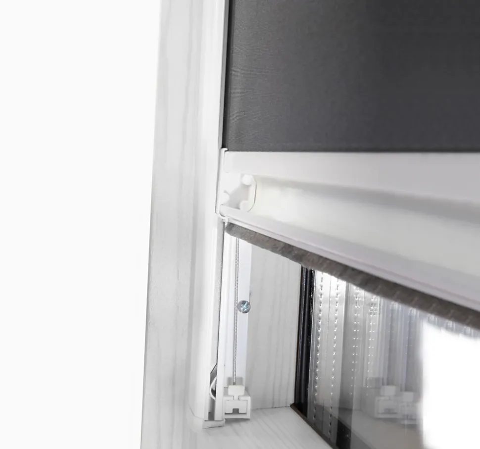 Store occultant compatible fenêtre de toit VELUX pour dimension CK02 - Blanc