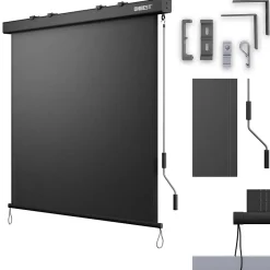 Store Vertical 160x250cm extensible avec manivelle intérieur et extérieur balcon et terre