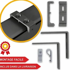Store Vertical 160x250cm extensible avec manivelle intérieur et extérieur balcon et terre