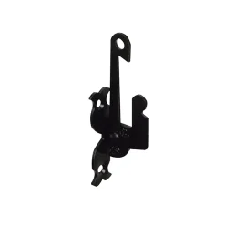 Support de poignée pour espagnolettes acier noir Afbat