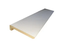 Surplinthe MDF prépeint blanc 244 x 10 cm, ép.22 mm