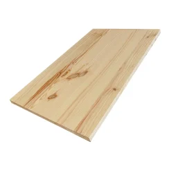 Tablette Pin Rustique bois massif, L.80 x l.50 cm, Ep.22 mm