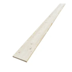 Tablette Sapin bois massif, L.250 x l.20 cm, Ep.21 mm