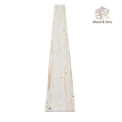 Tablette Sapin bois massif, L.250 x l.20 cm, Ep.21 mm