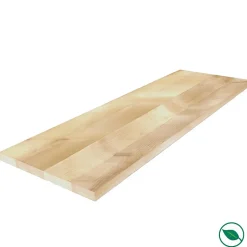 Tablette sapin massif lamellé collé abouté 2000 x 600 x 18 mm