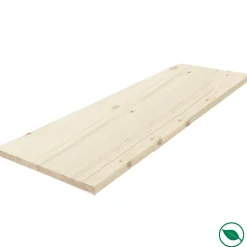 Tablette sapin massif lamellé collé abouté 1200 x 200 x 18 mm