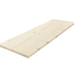 Tablette sapin massif lamellé collé abouté 1200 x 200 x 18 mm