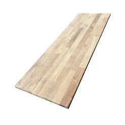 Tablette Teck Massif Abouté, L.120 cm x l.30 cm, Ep.18 mm