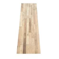 Tablette Teck Massif Abouté, L.120 cm x l.30 cm, Ep.18 mm