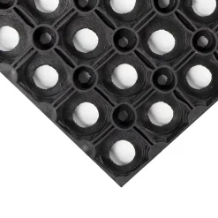 Tapis en caoutchouc avec anneaux Octo Door 16 mm 60 x 80 cm