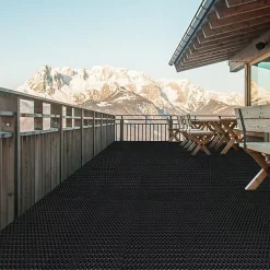 Tapis en caoutchouc avec anneaux Octo Door 16 mm 60 x 80 cm