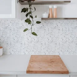 Terrazzo blanc Carrara - 60 x 60 cm
