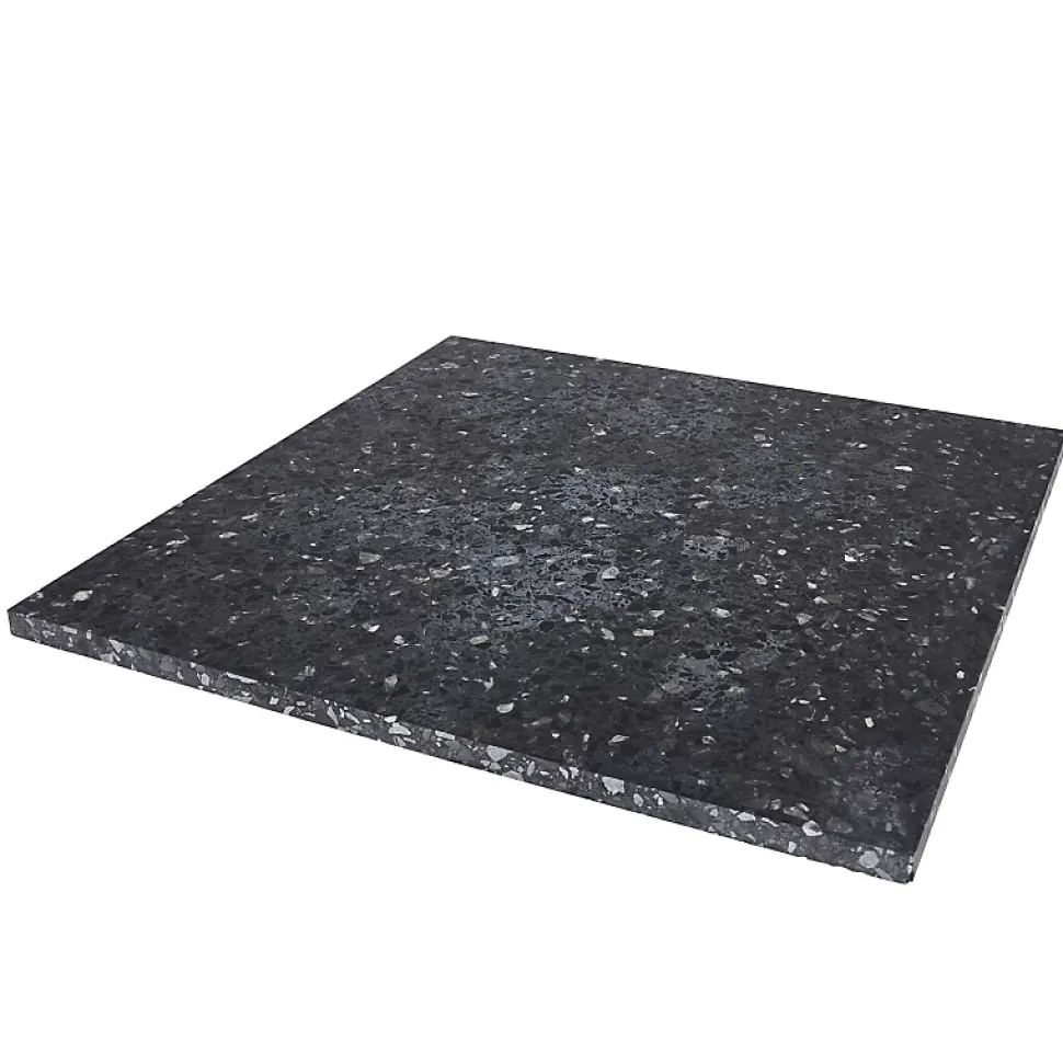 Terrazzo noir Millenium - 60 x 60 cm