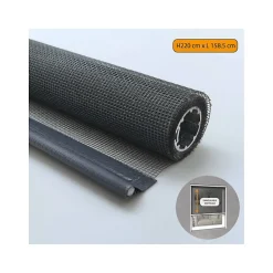 Toile de remplacement moustiquaire enroulable verticale pour porte-fenêtre