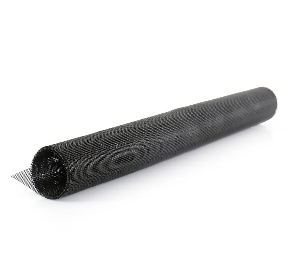 Toile Moustiquaire PVC - 1 x 5m - Noir