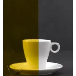 Verre Antique jaune imprimé 141 4mm, le m²