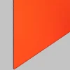 Verre synthétique cristal acrylique PMMA coloris orange 2x1m ep 3mm