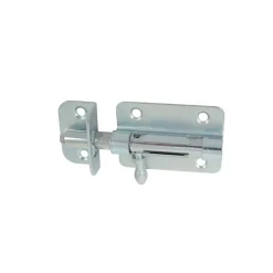 Verrou de box + gâche D8 Acier zingué Afbat