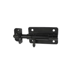 Verrou de box acier D.16 mm en finition noire