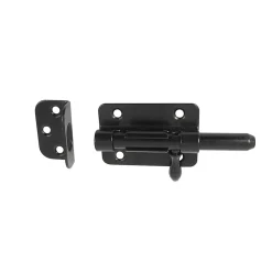Verrou de box Afbat porte de cadenas noir ø14 mm