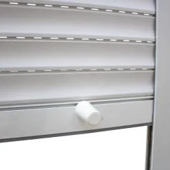 Volet roulant uPVC blanc - ouverture manuelle par sangle - Fortia - l.140 x H.215 cm