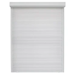 Volet roulant uPVC blanc - ouverture manuelle par sangle - Fortia - l.140 x H.215 cm