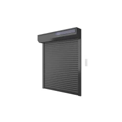 Volet solaire alu radio H 130 cm x L 120 cm Gris