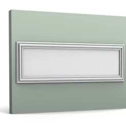 W120 AUTOIRE - Panneau Mural Encadrement Soubassement 3d - 150x50x3,2cm (L x l x h) Orac Decor A l'unité