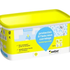 weber.sys protec ( kit de 6 m², seaux de 7 kg, 20 kg) - SYS PROTECT KIT 6m²