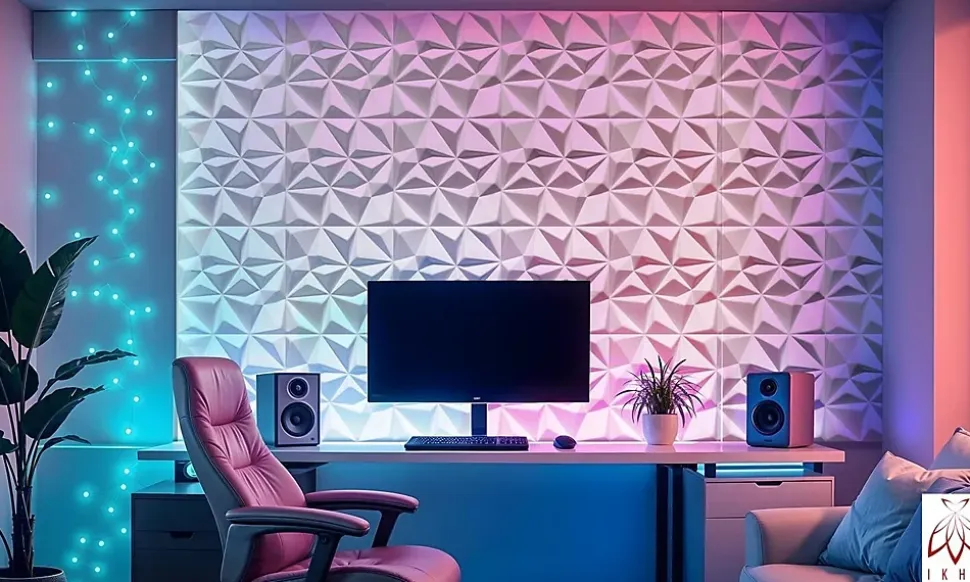 16x - 4m2 panneaux muraux 3D en polystyrène XPS flexibles 50 x 50 cm Revêtement mural et de plafond moderne Rubin White