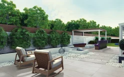 40x120 Lot 2 Dalles ép. 20mm Concrete Gris Rectifié R11 - Allocarrelage